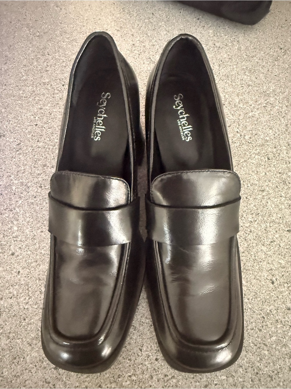 Seychelles Women’s Black 3” Block Heel Loafers